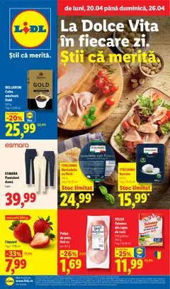 Previzualizarea de cataloage: Lidl Lidl Catalog valabil de la 20.04.2026