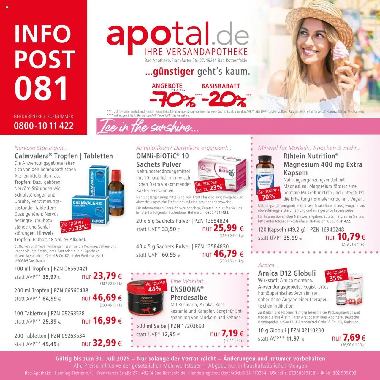 Apotal Prospekt (vom 16.07.2025 - 31.07.2025) - Bad, Tee