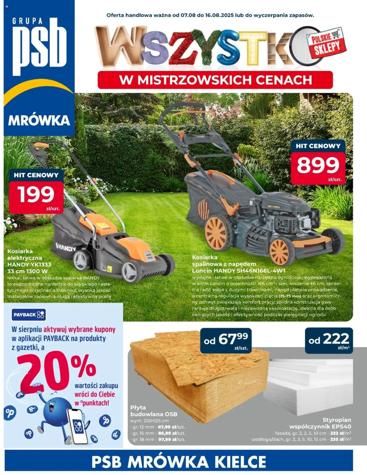 MRÓWKA Gazetka 07.08.2025 - 16.08.2025 - Gazetka promocyjna - Numer strony 1