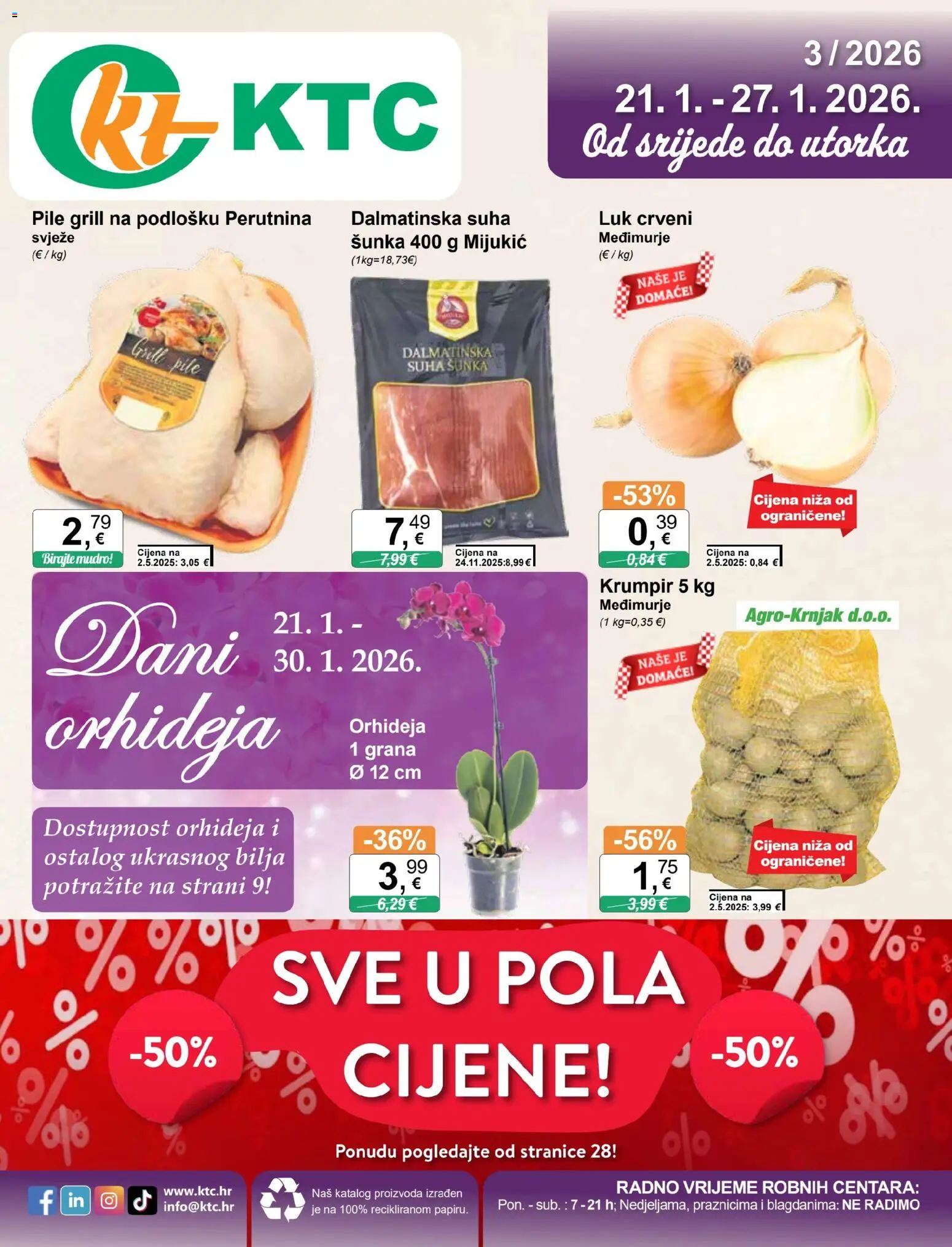 Pregled letka Katalog trgovine KTC vrijedi od 21.01.2026