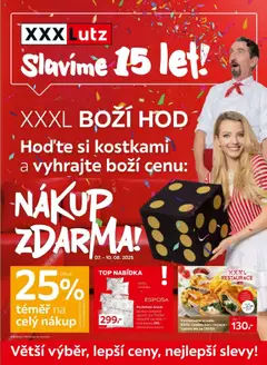 Náhled nabídky: XXXLutz Leták - Sleva 25 % na téměř celý nákup platný od 04.08.2025