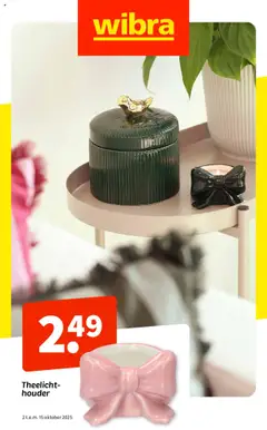 Voorbeeld van Folder van winkel Wibra geldig vanaf 02/10/2025