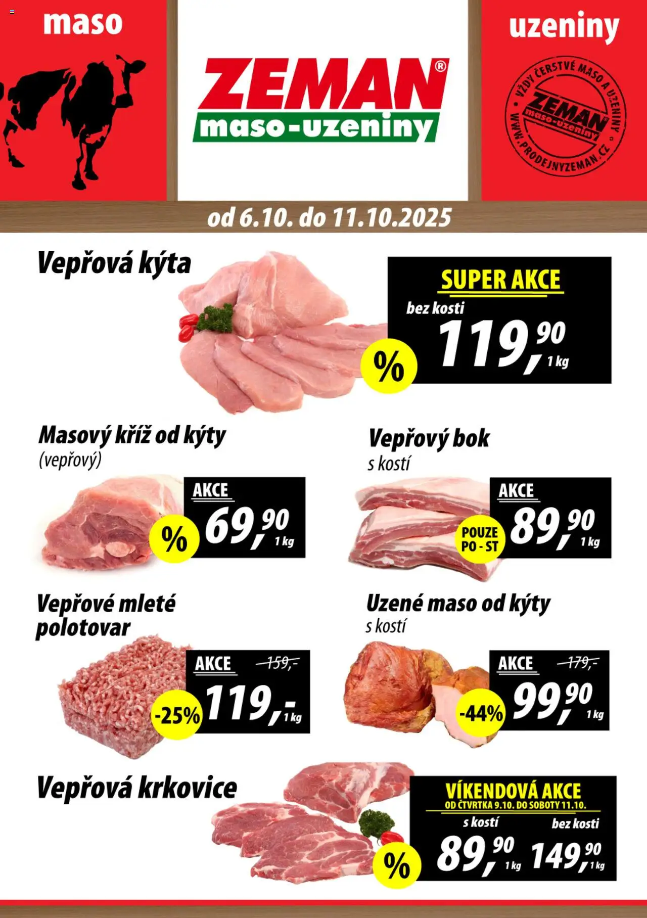  Prodejny Zeman Leták (06.10.2025 - 11.10.2025)