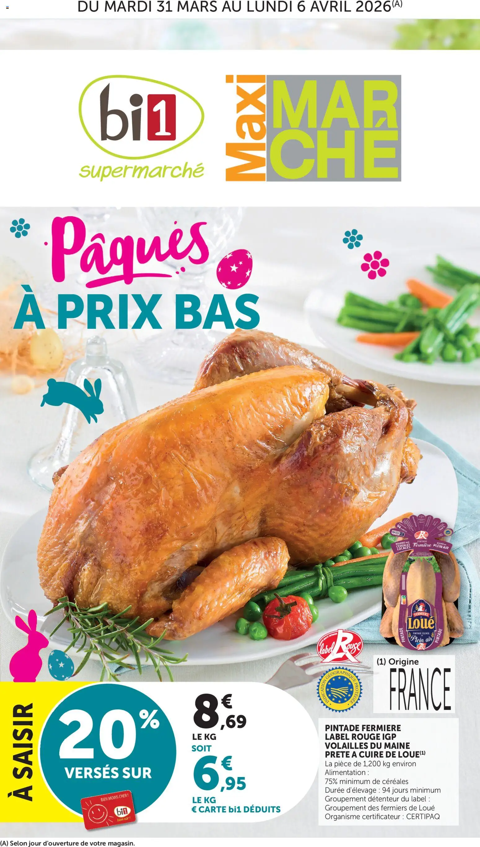 Prévisualisation de bi1 Catalogue du magasin bi1 formulaire valide 31/03/2026