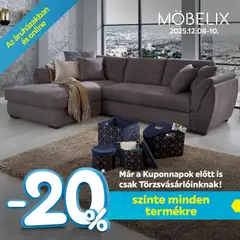 Möbelix - Szórólap megtekintése, amely érvényes 2025.12.08.-től