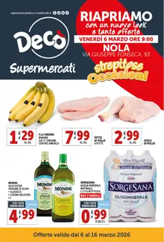 Anteprima dell'opuscolo Decò volantino Supermercati Nola dal negozio Decò valido da 06/03/2026