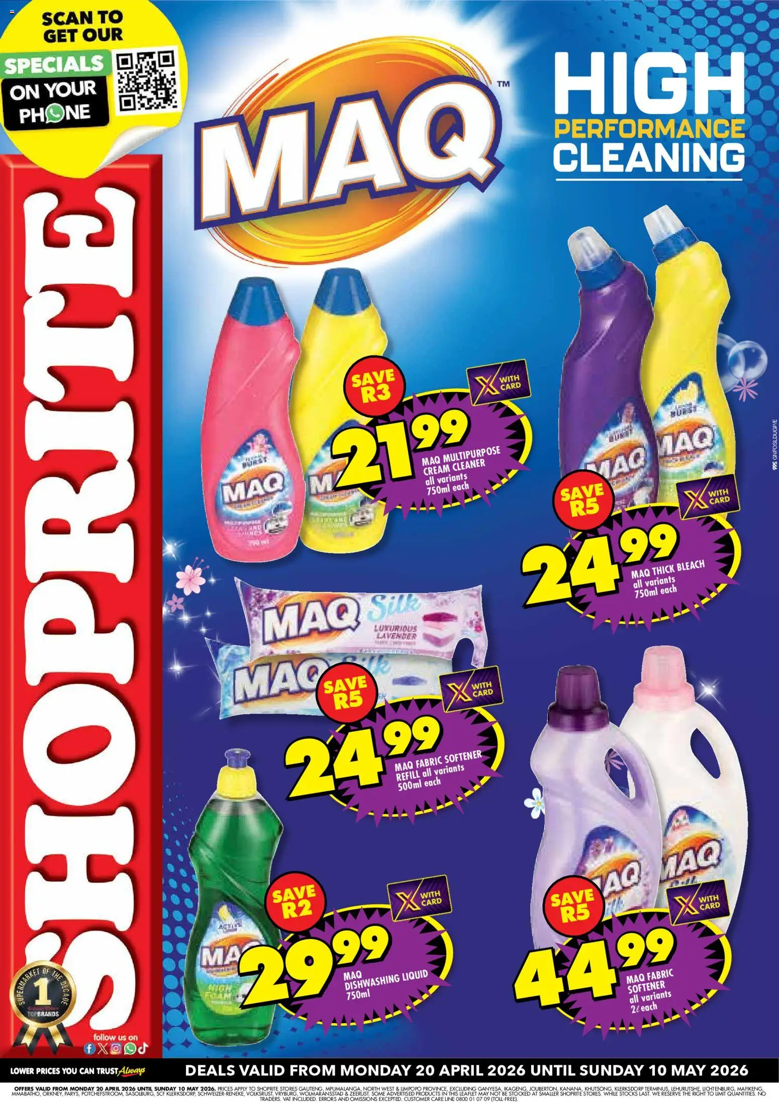Preview of Shoprite flyer valid from 20/04/2026
