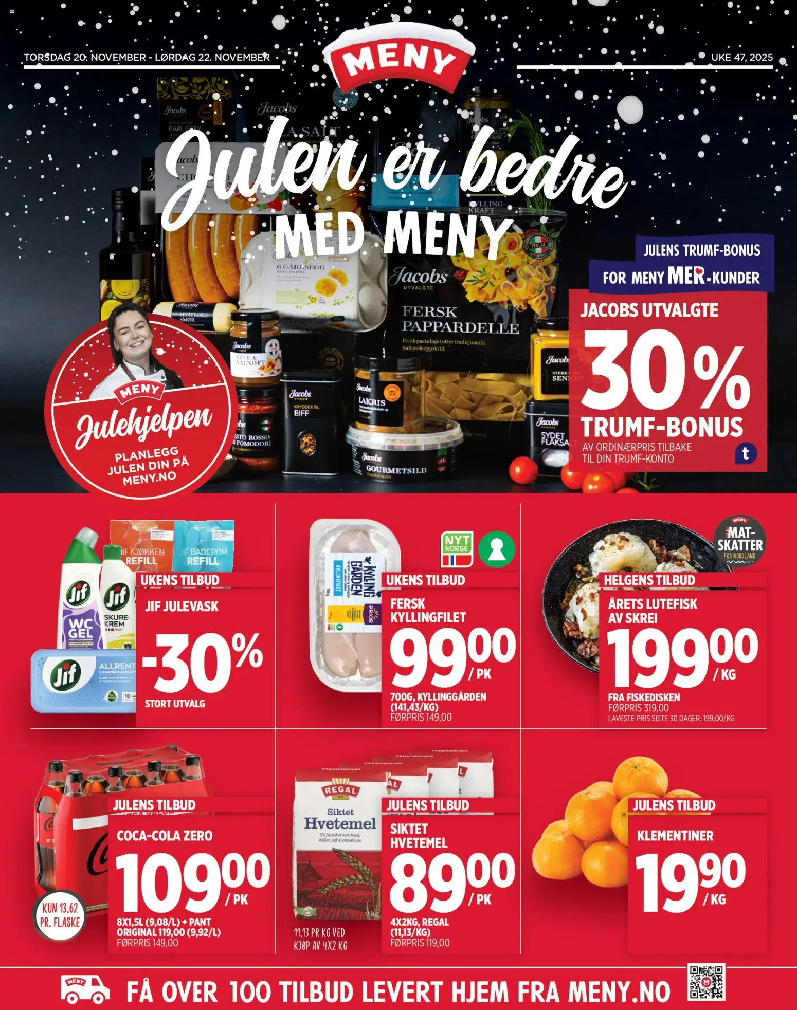 Forhåndsvis Julen er bedre fra butikk Meny gyldig fra 20/11/2025