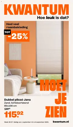 Voorbeeld van Folder van winkel Kwantum geldig vanaf 01-09-2025