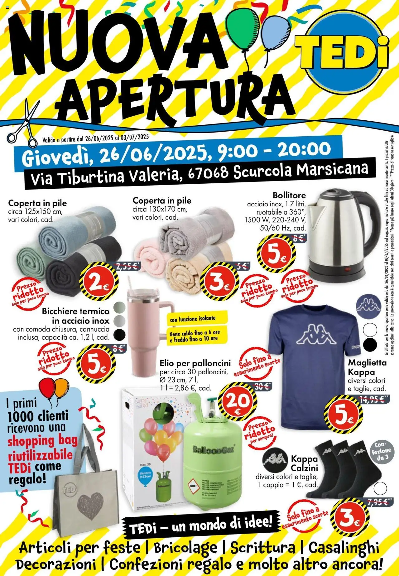 Volantino TEDi valido da 21/06/2025 numero di pagina 1