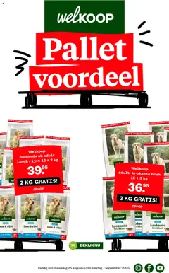 Voorbeeld van Folder van winkel Welkoop geldig vanaf 25-08-2025