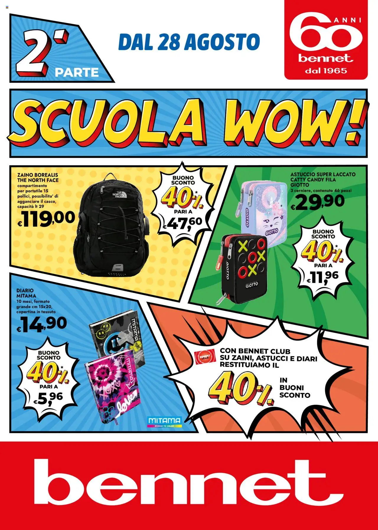 Volantino bennet valido da 28/08/2025 numero di pagina 1