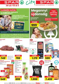 Spar - City Spar szórólap megtekintése, amely érvényes 2025.09.18.-től