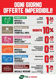 Anteprima dell'opuscolo Volantino Ogni giorno offerte imperdibili dal negozio Panorama valido da 13/10/2025