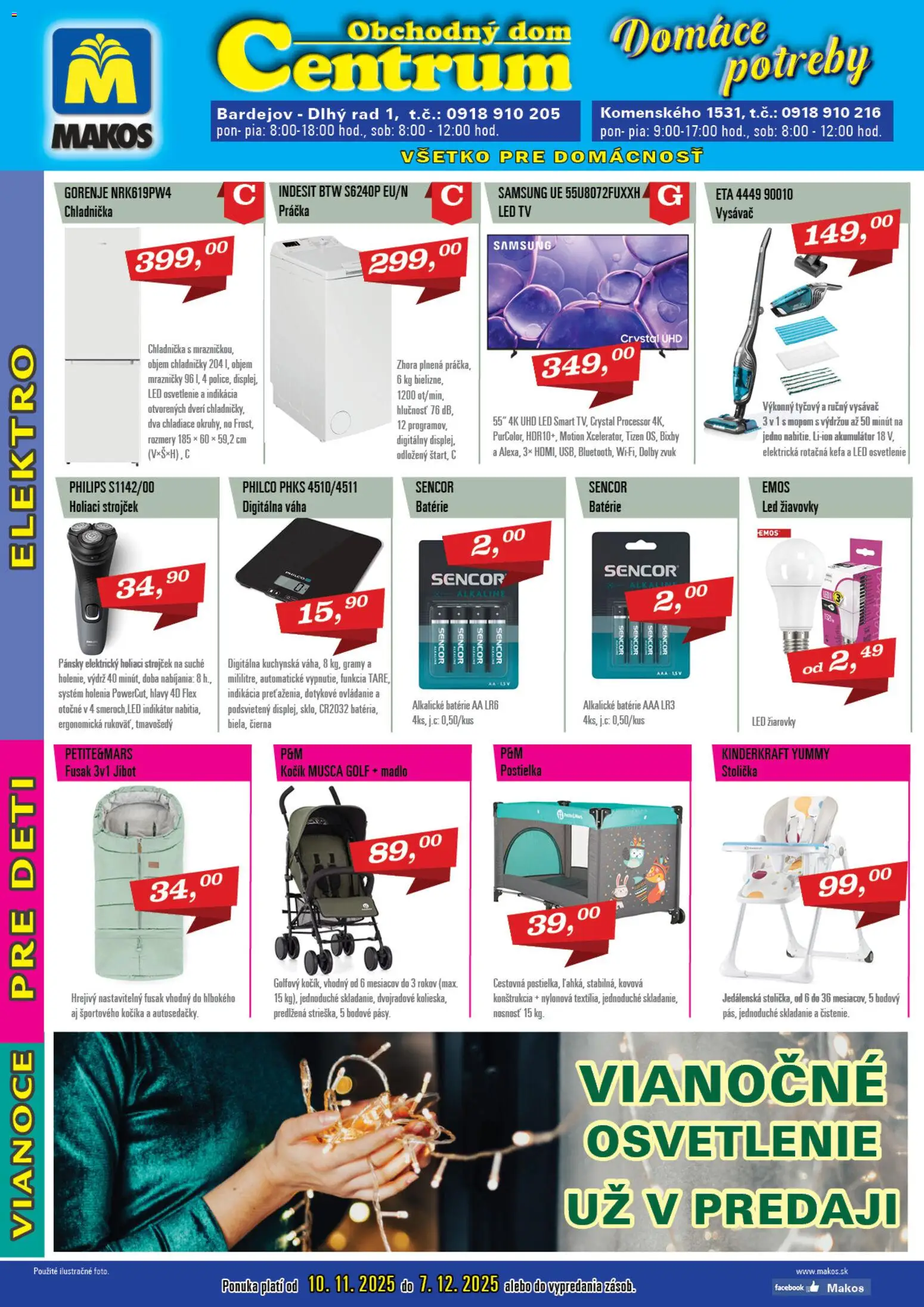 Náhľad Makos letáku platného od 10.11.2025