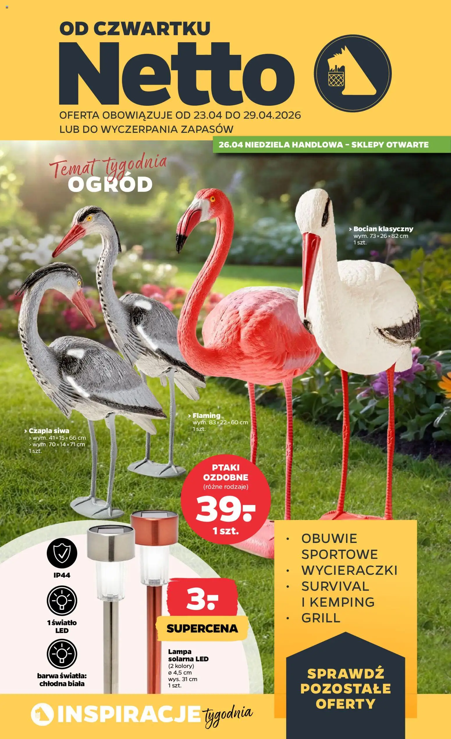 Pogląd gazetki "Netto gazetka od czwartku NonFood" ze sklepu Netto ważnej od 23.04.2026