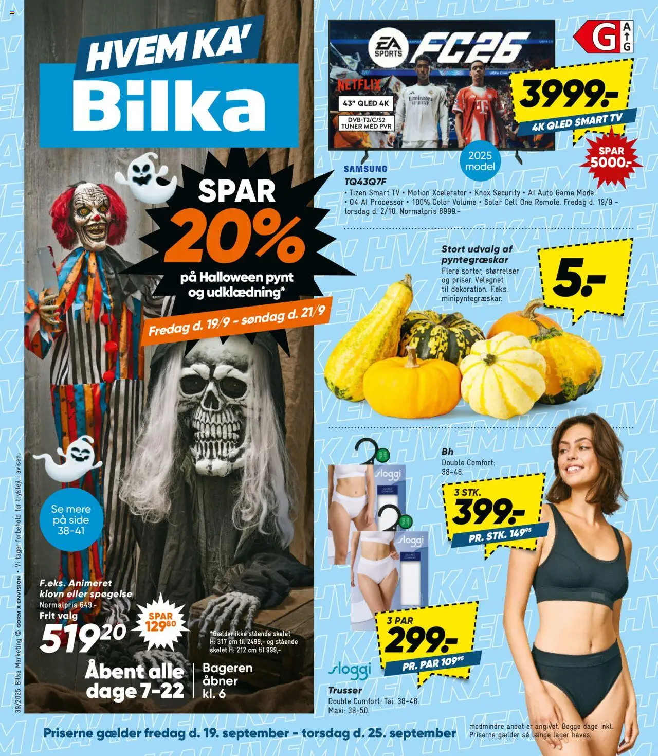 Bilka tilbudsavis gyldig fra 19/09/2025 - side 1