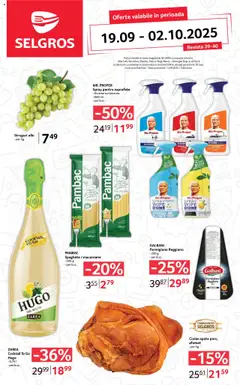 Previzualizarea de cataloage: Selgros Catalog - Food valabil de la 19.09.2025