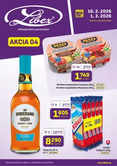 Náhľad Libex letáku platného od 16.02.2026