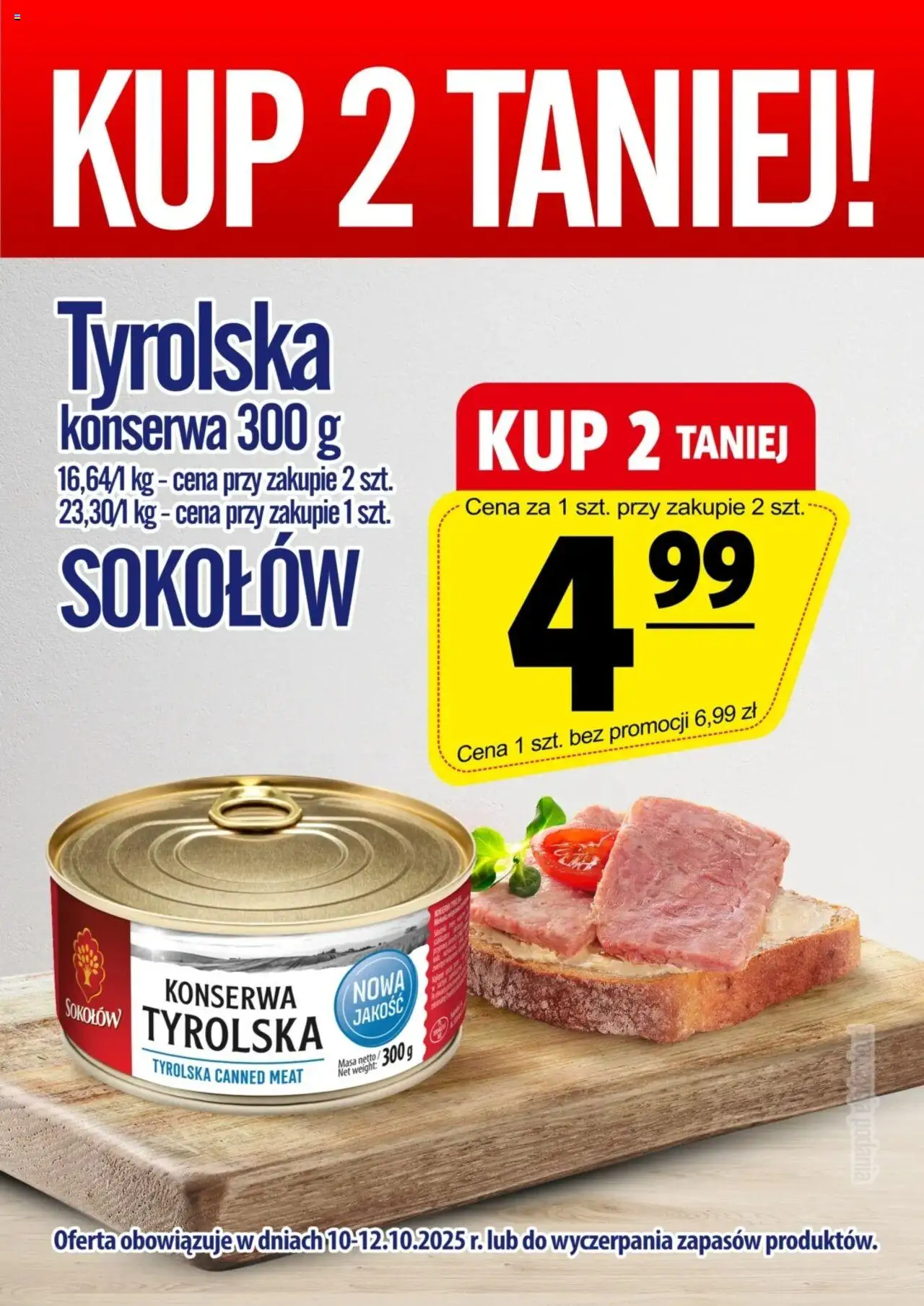 Pogląd gazetki "Promocja - Tyrolska Sokołów" ze sklepu Prim Market ważnej od 10.10.2025