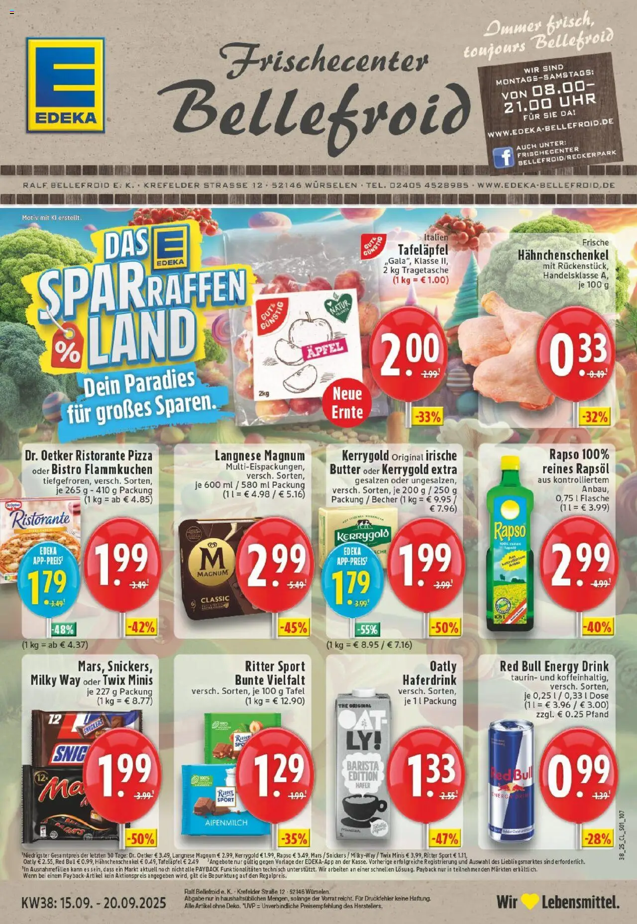 EDEKA Prospekt ab 14.09.2025 - Prospekt Würselen Online