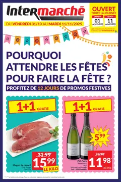 Prévisualisation de Profitez de 12 jours de promos festives du magasin Intermarché formulaire valide 31/10/2025