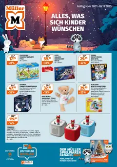 Vorschau des Merkblatts Aktionen vom Shop Müller gültig von 20.11.2025 bis 26.11.2025