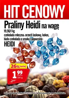 Pogląd gazetki "Promocja - Praliny Heidi" ze sklepu Prim Market ważnej od 21.11.2025
