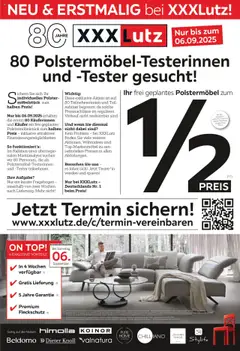 Vorschau von dem Prospekt des Geschäftes XXXL Lutz, gültig ab dem 25.08.2025