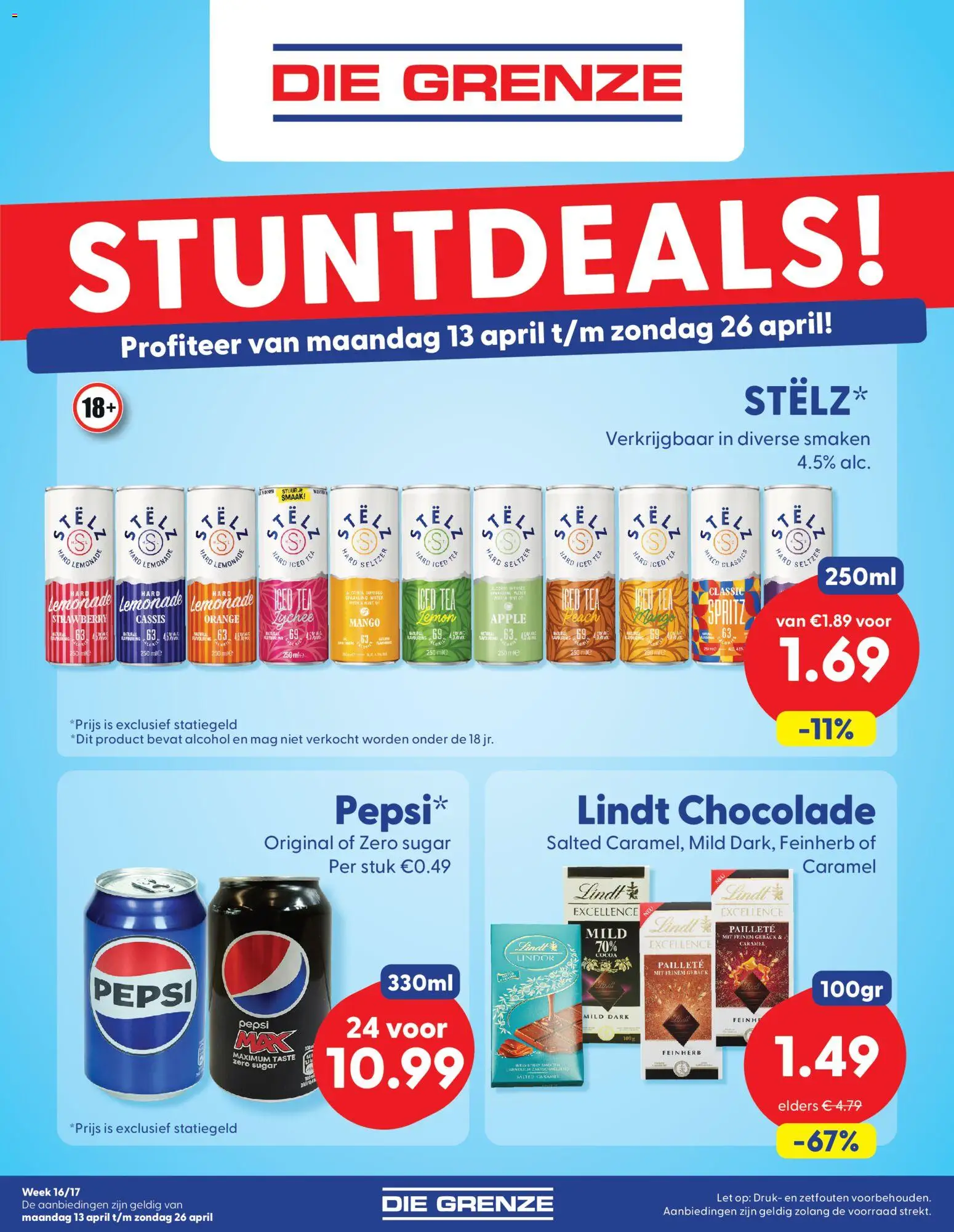 Voorbeeld van Folder week week 16/15 van winkel Die Grenze geldig vanaf 13-04-2026