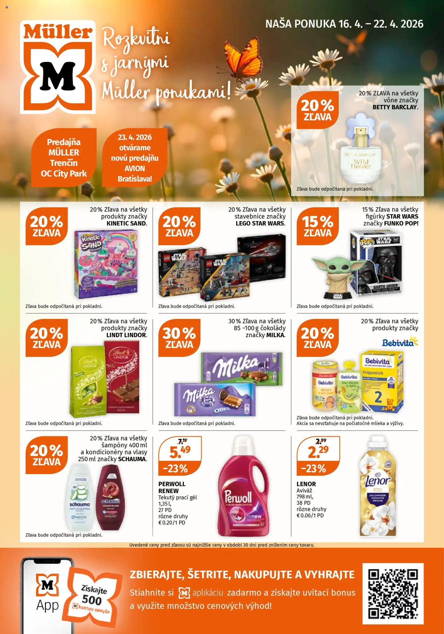 Náhľad Müller letáku platného od 16.04.2026