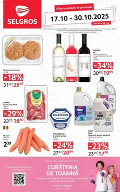 Previzualizarea de cataloage: Selgros Catalog - Food valabil de la 17.10.2025