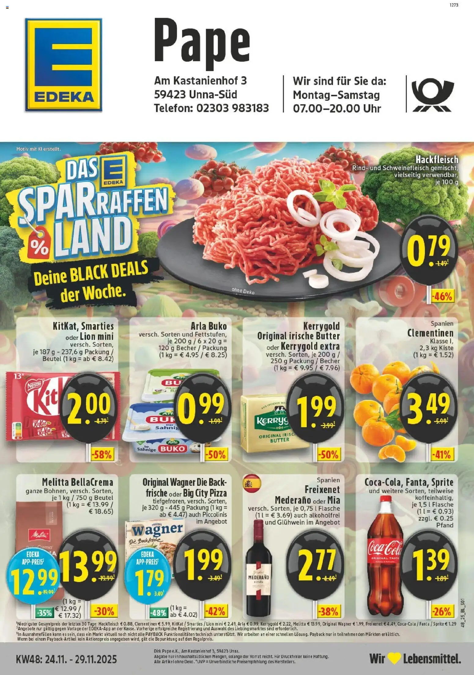 Vorschau von dem Prospekt des Geschäftes Edeka, gültig ab dem 23.11.2025