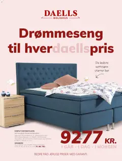 Eksempel på tilbudsavis Tilbudsavis fra butik Daells Bolighus gyldig fra 25/02/2026