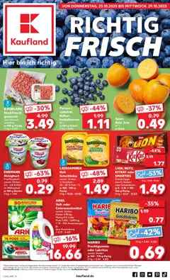 Vorschau von dem Prospekt des Geschäftes Kaufland, gültig ab dem 23.10.2025