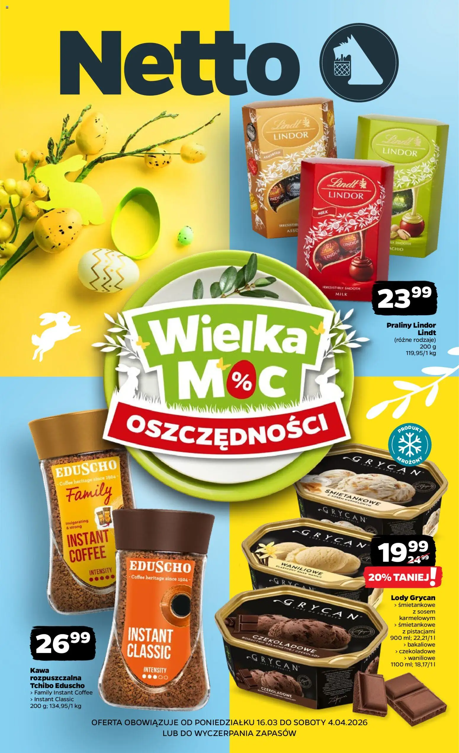Pogląd gazetki "Netto gazetka - Wielkanoc" ze sklepu Netto ważnej od 16.03.2026