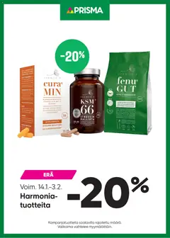 Kaupan Prisma Tarjoukset Harmonia esikatselu, voimassa 14/01/2026