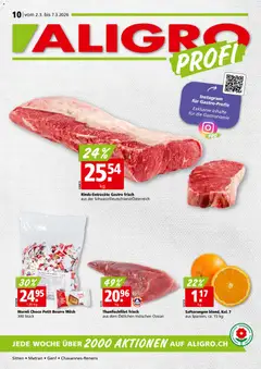 Vorschau des Merkblatts Aktionen Chavannes, Matran, Genf, Sitten vom Shop Aligro gültig von 02.03.2026 bis 07.03.2026