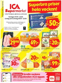 Förhandsgranska reklamblad Stockholm från butik ICA Supermarket gäller från 09/03/2026