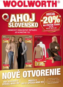 Náhľad Woolworth letáku platného od 23.10.2025