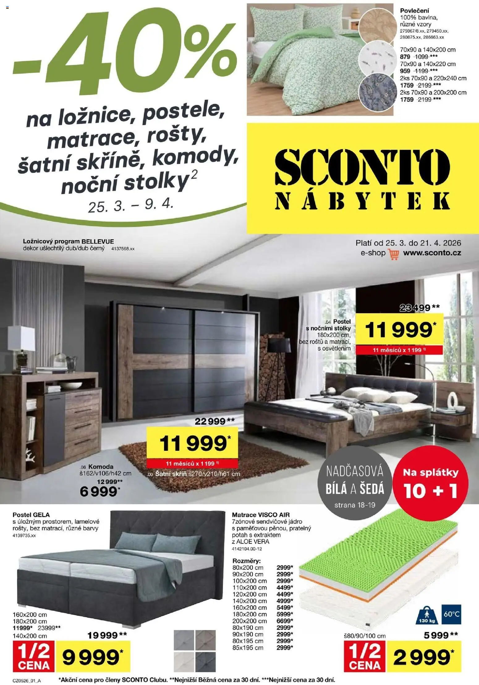 Náhled nabídky: Sconto nábytek Sconto nábytek leták platný od 25.03.2026