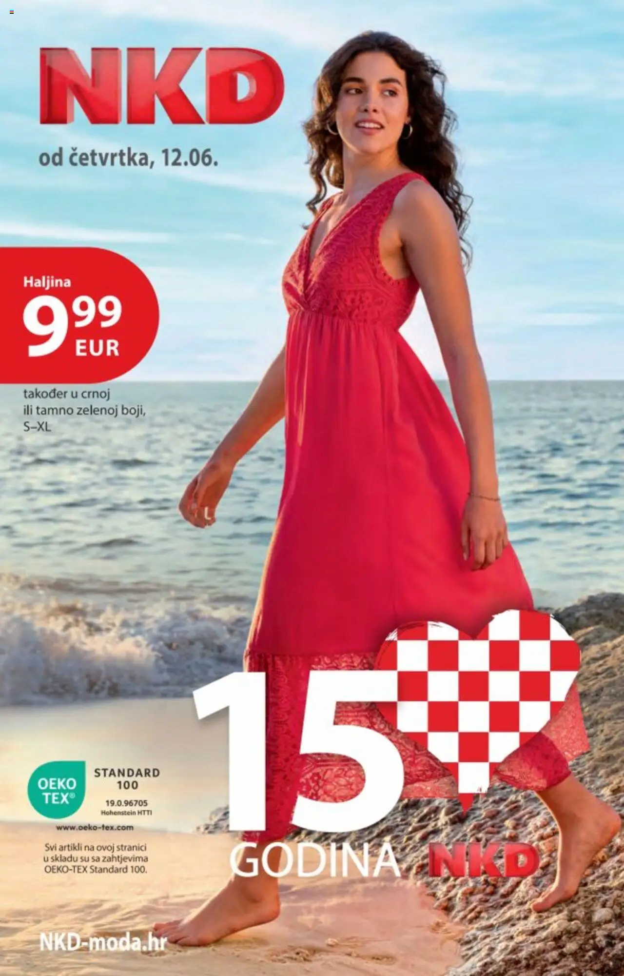 NKD aktualni Katalog vrijedi od 12.06.2025 - tjedna akcija broj stranice 1 - Haljina