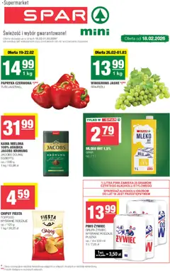 Pogląd gazetki "Spar mini" ze sklepu Spar ważnej od 18.02.2026