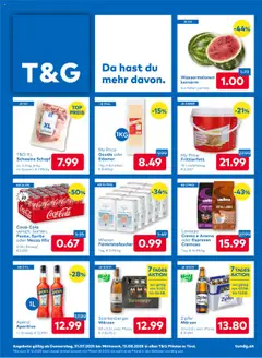 Vorschau der Angebote: T&G Tirol gültig ab 31.07.2025