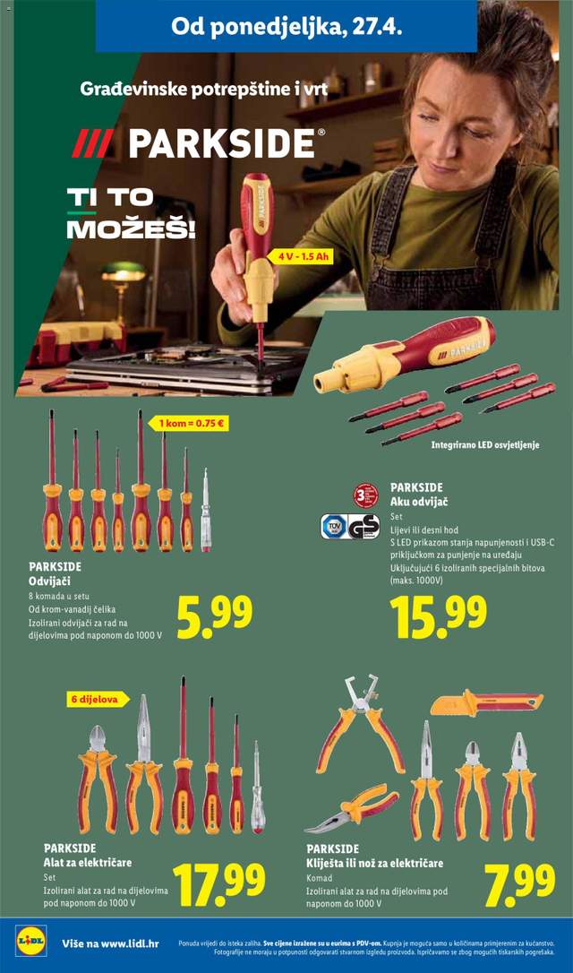 Novi Lidl katalog od 27.04.