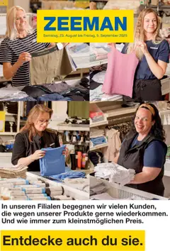Vorschau von dem Prospekt des Geschäftes Zeeman, gültig ab dem 23.08.2025