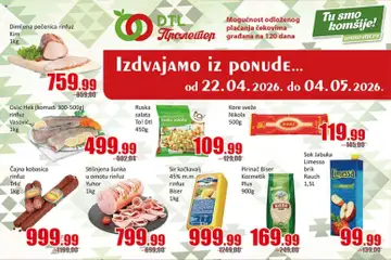 Pregled Metalac Proleter kataloga - važi od 22.04.2026