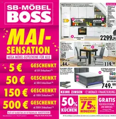 SB Möbel Boss Prospekt (21.04.2025) Angebote nächste Woche