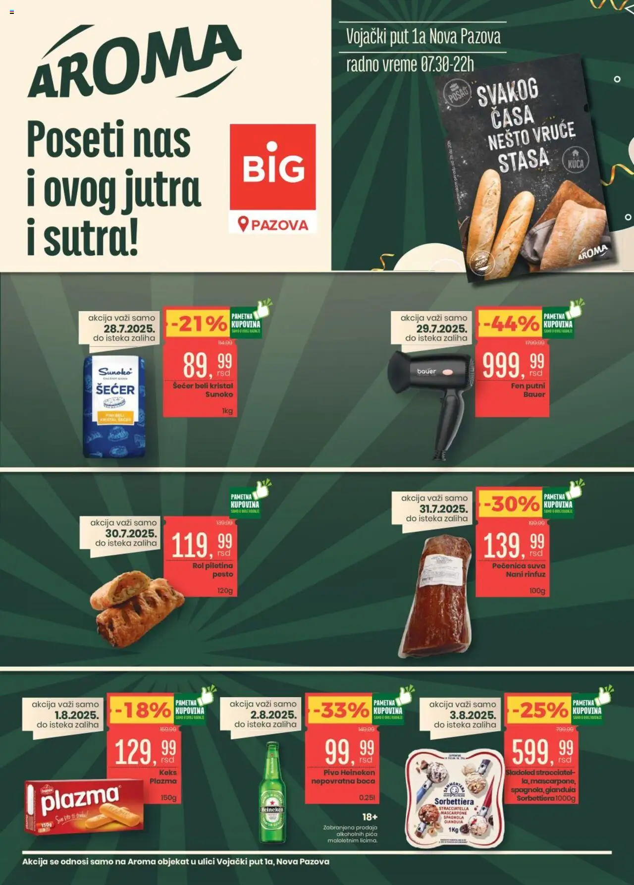 Aroma Market katalog važi od 28.07.2025 - stranica 1
