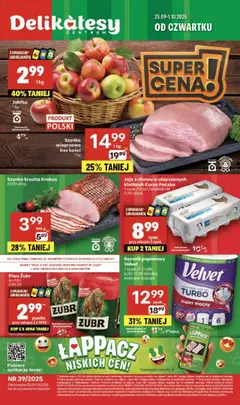 Pogląd gazetki "Gazetka" ze sklepu Delikatesy Centrum ważnej od 25.09.2025